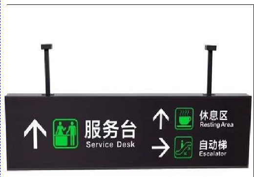 金堂吊牌灯箱制作流程。