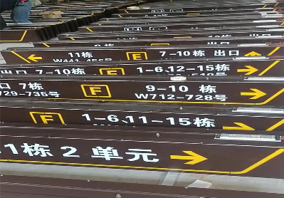 金堂广告标识中，常见的几种安装方式。