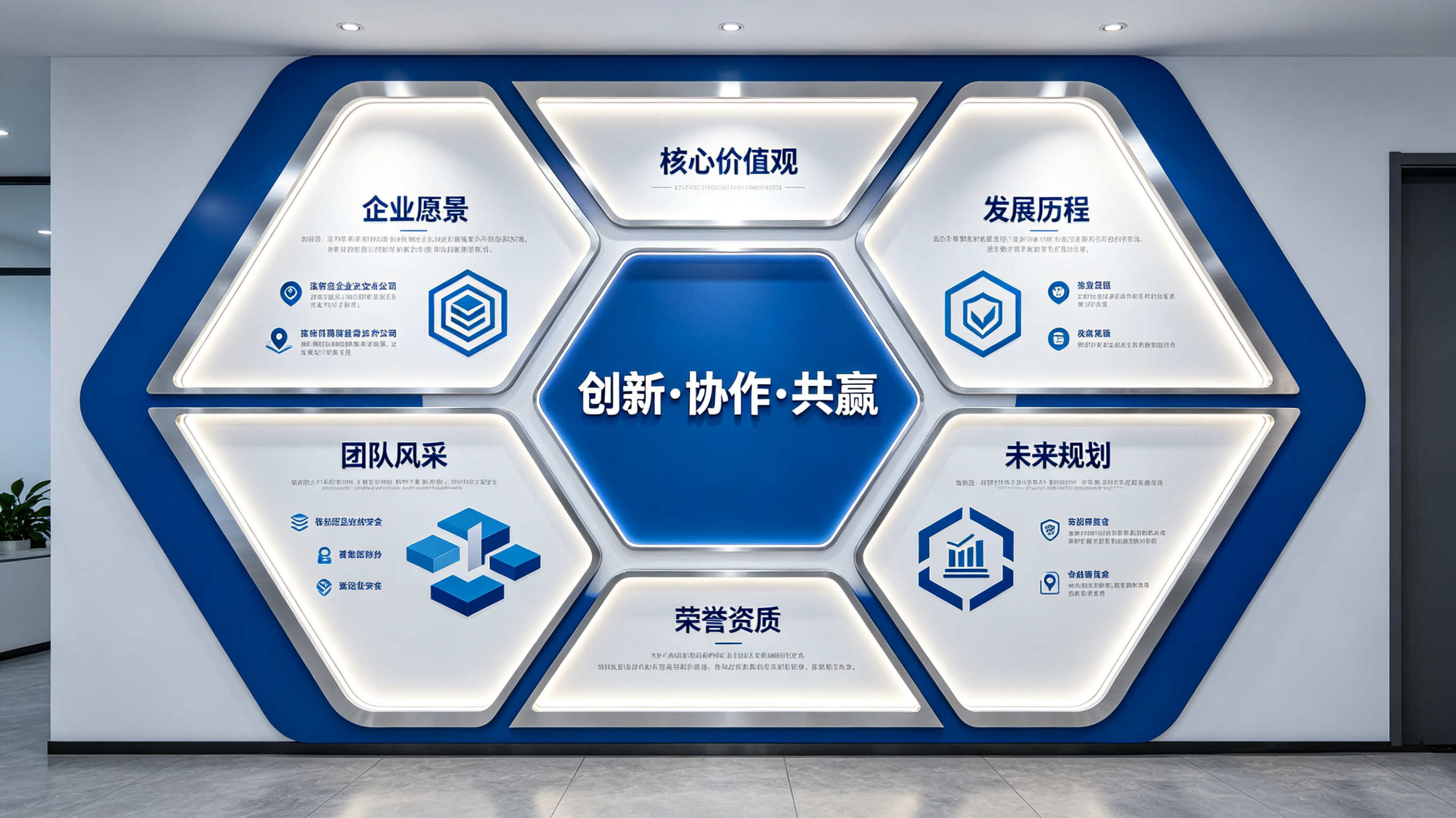 金堂企业文化墙六边形避坑指南（新手常犯5个错误）